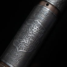 Load image into Gallery viewer, Flakka - Etched Harry Potter - Hufflepuff (Empty Hilt)
