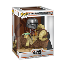 Afbeelding in Gallery-weergave laden, POP! Deluxe: Star Wars - The Mandalorian &amp; The Child on Bantha
