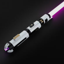 Load image into Gallery viewer, IPO - Neopixel Lightsaber - Thin Neck - White - Purple Blade
