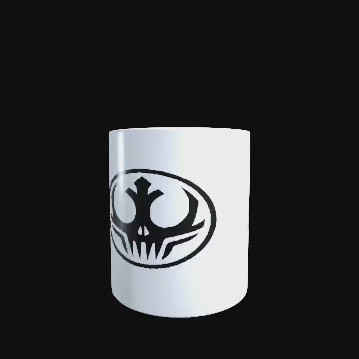 Sith Alliance logo on a white ceramic mug