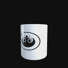Load and play video in Gallery viewer, New Jedi Order logo on a white ceramic mug

