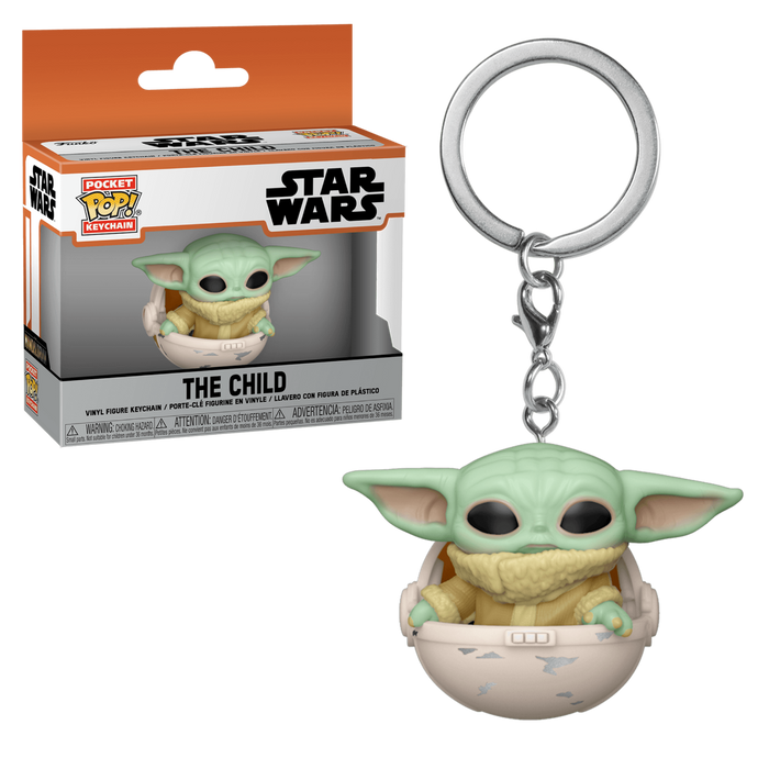 POP Keychain: Mandalorian - Child in Canister - ES Sabers
